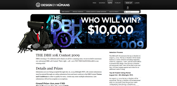 The DBH 10K Special T-Shirt Design Contest with Design By Humans_1246883710977